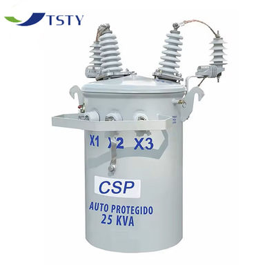 14.4kv Μετασχηματιστής μονής φάσης με χαμηλή απώλεια για ισχύ IEC / GB Standard 100kva